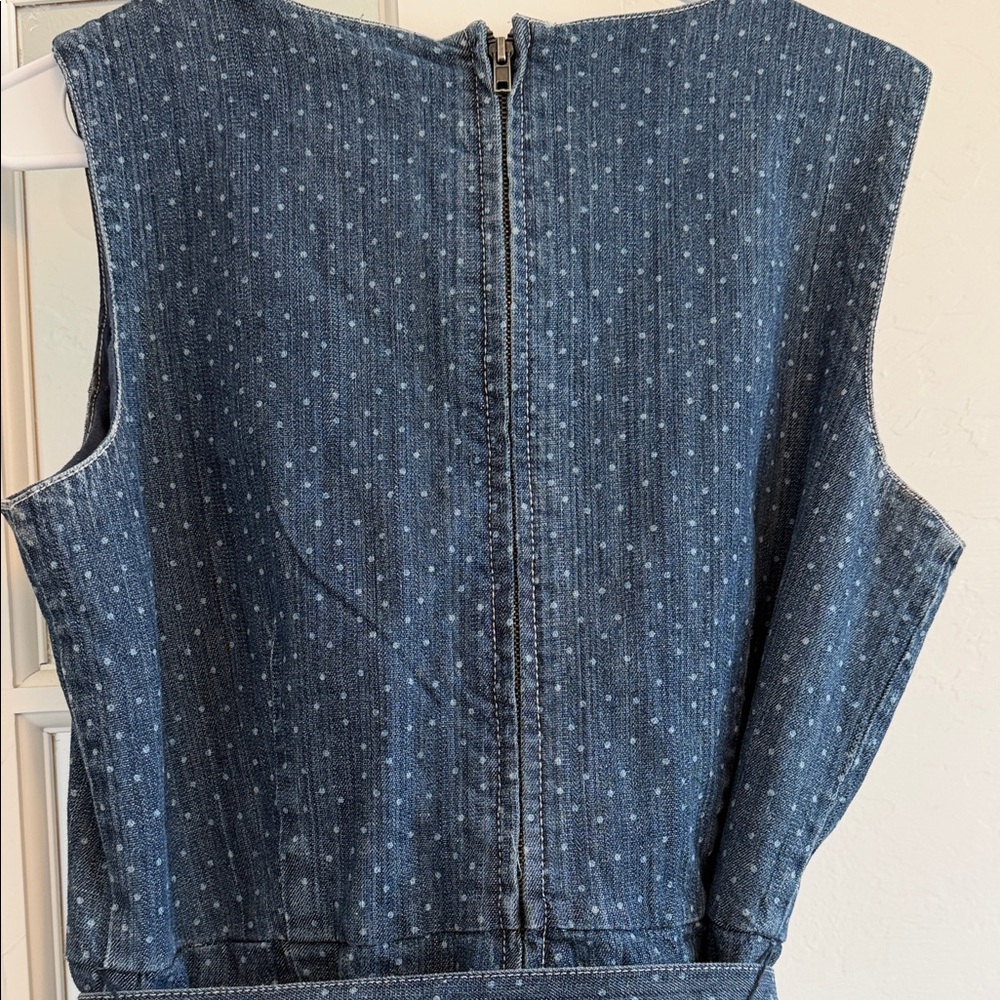 Reba Westward Canyon Denim Sleeveless Jumpsuit - Picture 4 of 7